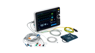 Medical Equipment Vital Signs Monitor with Trolley Medical Multiparameter 12.1 Inch ECG Patient Monitor
