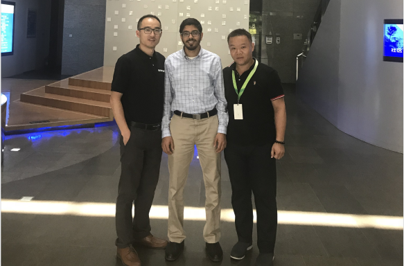 Sudan Client Mr Mohammed, the son of our old friend Dr Ahmed, visit our UPS supplier----EATON.