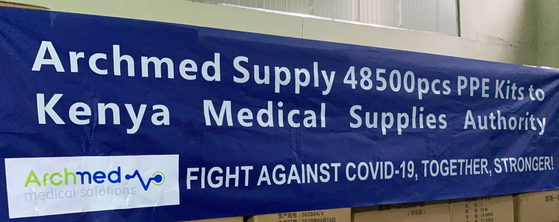 48500KITS PPE Supplied to Kenya Goverment by Archmed,Together, Stronger! Archmed fight against COVID19